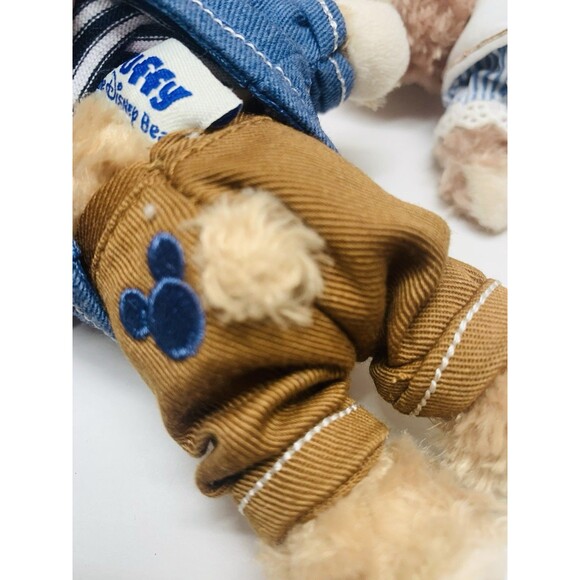 Tokyo Disney Sea Duffy & ShellieMay Plush Mascot Keychain Badge Japan 5.5in Rare - Picture 9 of 14